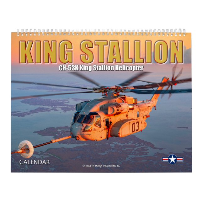 Calendario KING STALLION - CH-53K King Stallion (Tapa)