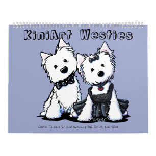Calendario KiniArt Westie Terriers