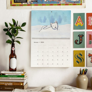 Calendario KiniArt Westies