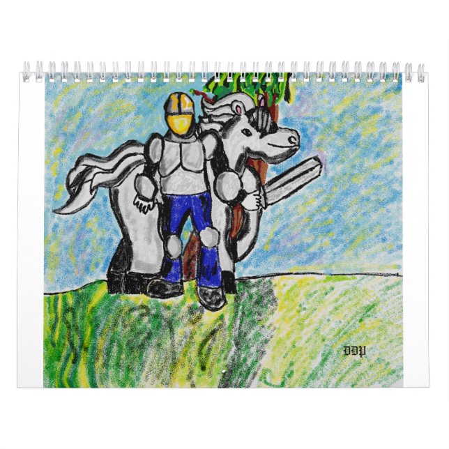 Calendario Knights animales (Tapa)