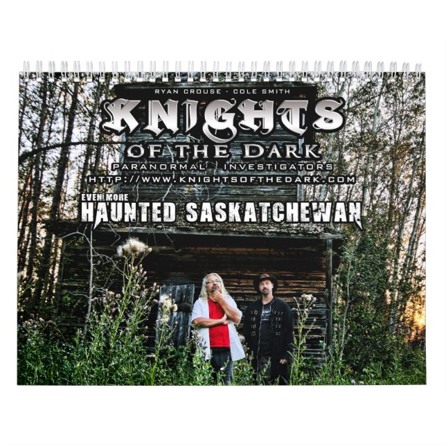 Calendario KNIGHTS OF THE DARK Haunted Saskatchewan 3 (Tapa)