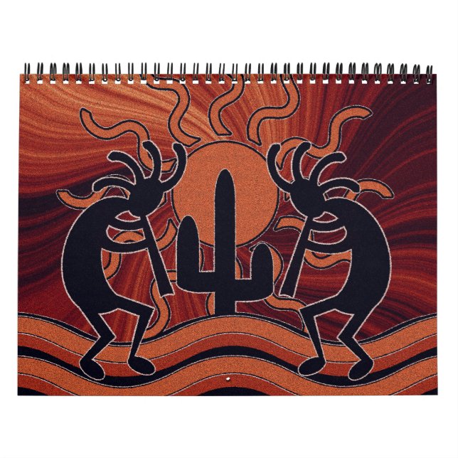 Calendario Kokopelli del suroeste (Tapa)