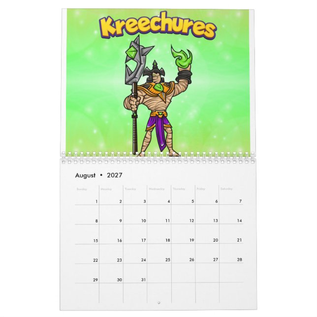Calendario Kreechures-Deck 2 (Aug 2027)