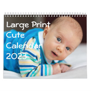 Calendario La ampliación de foto personalizada hace
