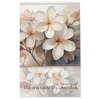 Calendario La Belleza de la Plumeria Hawaiana