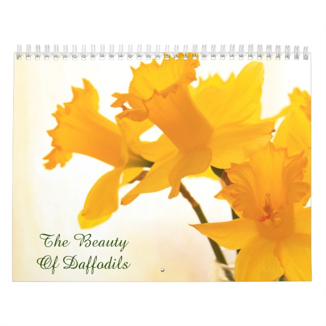 Calendario La Belleza De Los Daffodils (Tapa)