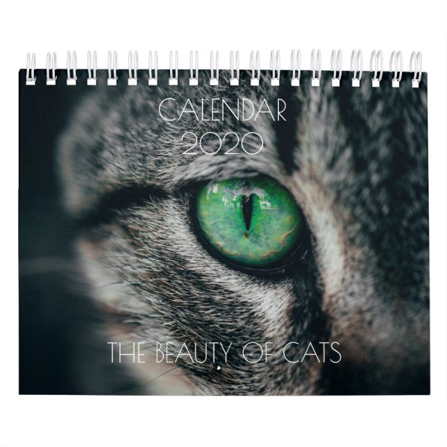 CALENDARIO "LA BELLEZA DE LOS GATOS" (Tapa)