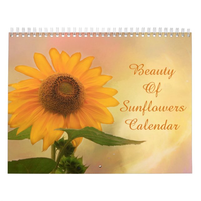 Calendario La Belleza De Los Girasoles (Tapa)