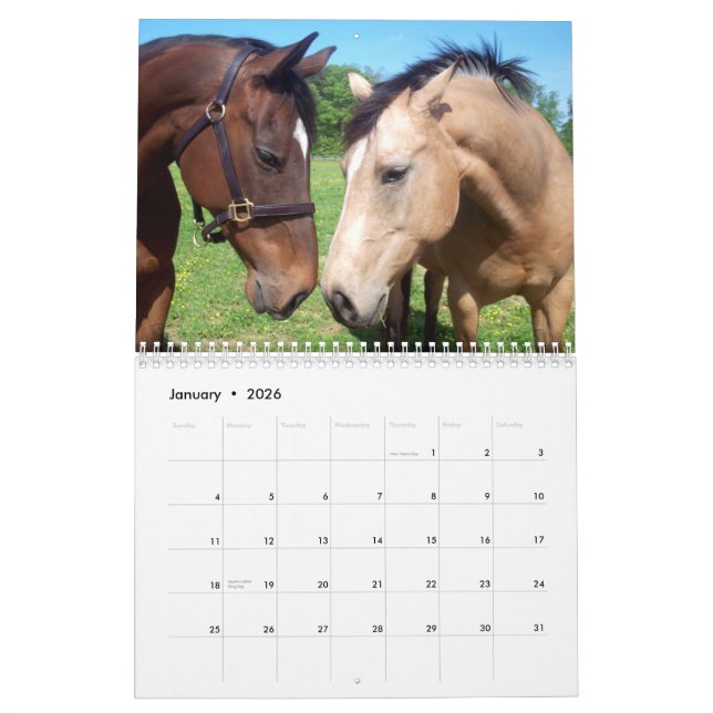 Calendario La belleza del tirón de los caballos 2011 (Jan 2026)