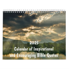 Calendario La Biblia Cristiana de 2025 Versos Inspiradores