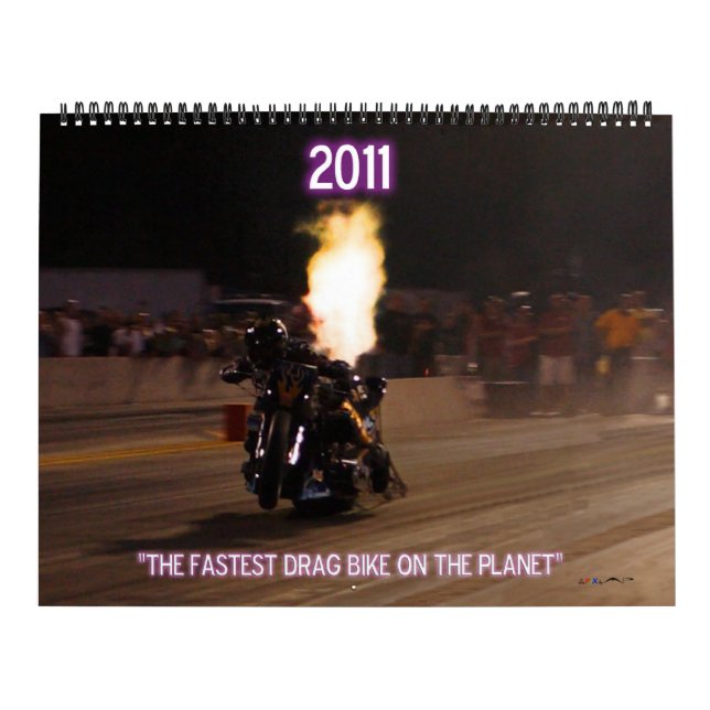 Calendario "La bici superior más rápida de la fricción del (Tapa)