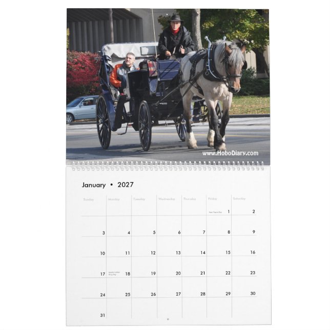 Calendario La ciudad de Quebec 2014 (2p) (Jan 2027)