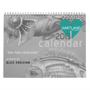 Calendario la colección "fish"