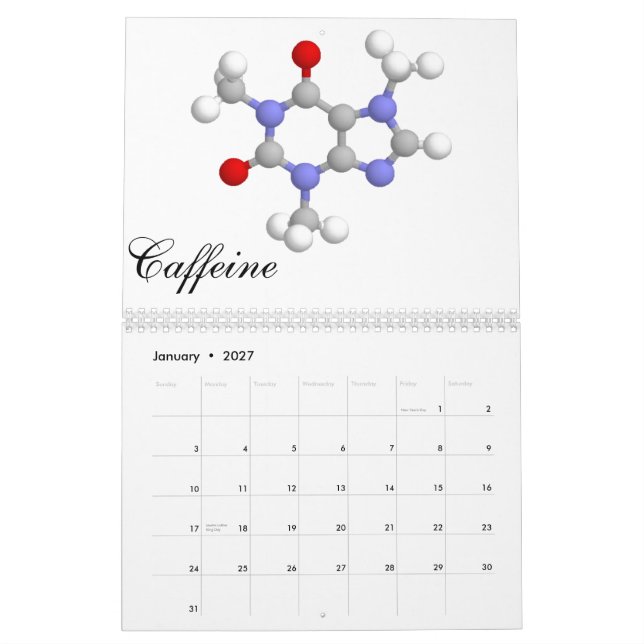 Calendario La colección molecular 2011 (Jan 2027)