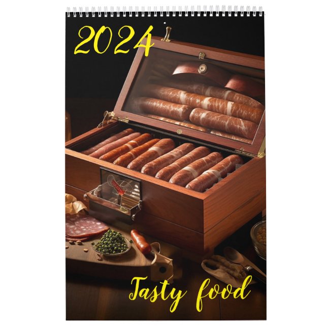 Calendario La comida deliciosa. 2024 (Tapa)