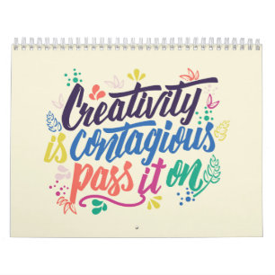 Calendario La Creatividad Es Contagiosa.