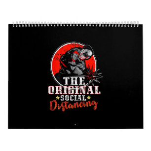 Calendario La distancia social original   Regalo de soldadura