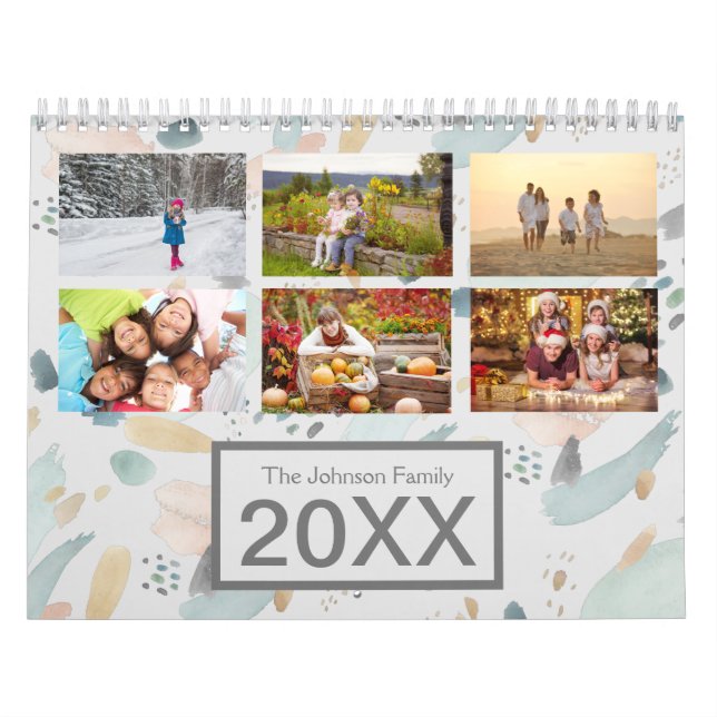 Calendario La familia Cute Boho crea tu propia foto (Tapa)