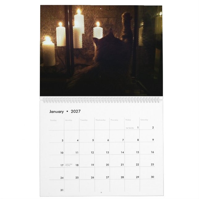 Calendario La gran amenaza del gato (Jan 2027)