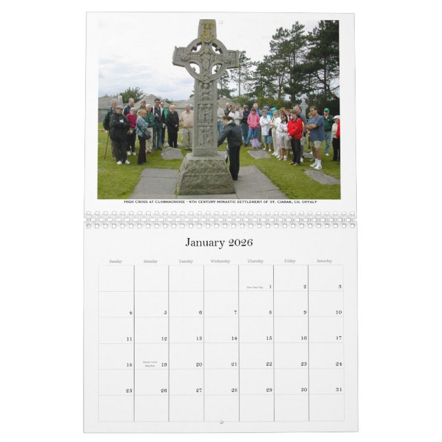 Calendario La herencia cristiana de Irlanda (Jan 2026)
