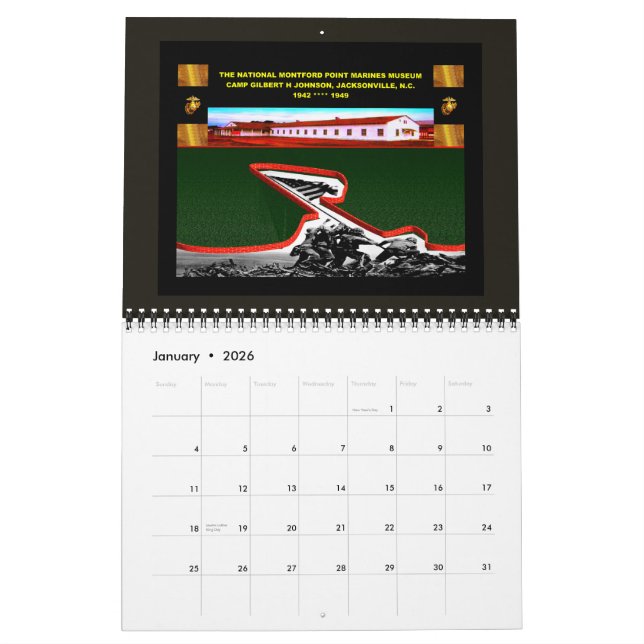 Calendario La historia de los Marines de Montford Point (Jan 2026)