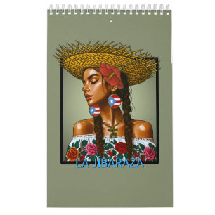 Calendario La Jíbaraza – Arte Jíbara Puertorriqueña • Boricua