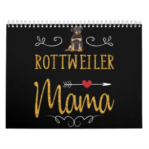 Calendario La madre de amor de Rottweiler
