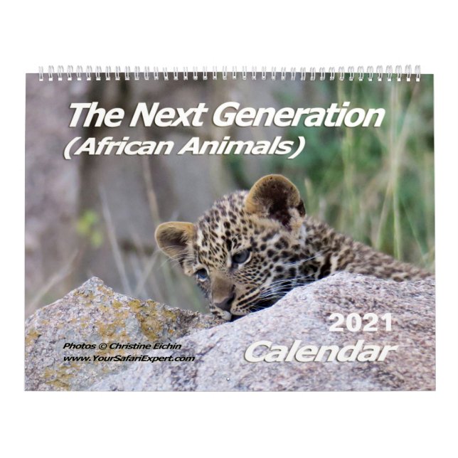 Calendario La próxima generación (animales africanos) (dos pá (Tapa)