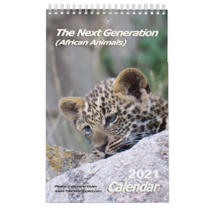 Calendario La próxima generación de animales africanos (págin