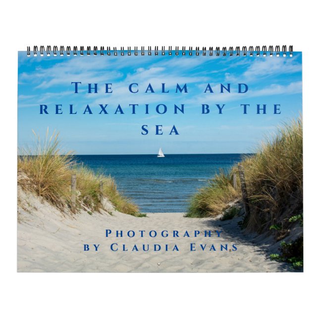 Calendario La tranquilidad y el descanso junto al mar (Tapa)