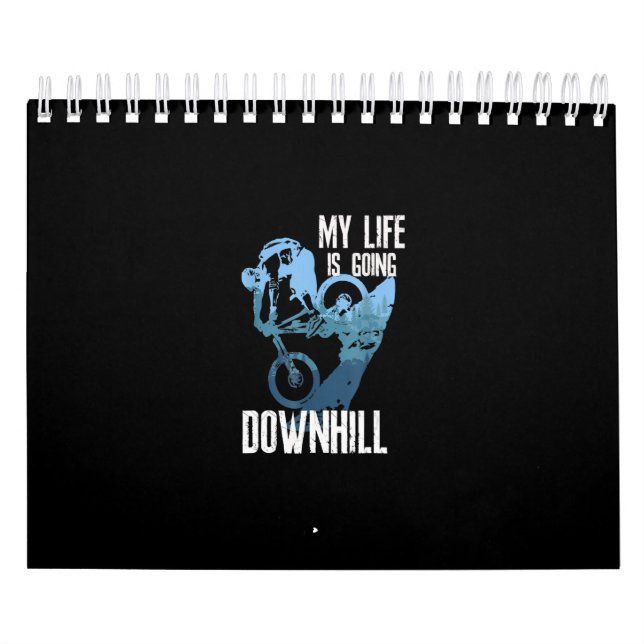 Calendario La vida detrás de la montaña en bicicleta (Tapa)