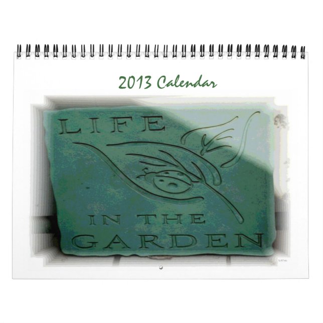 Calendario La vida en el jardín (Tapa)