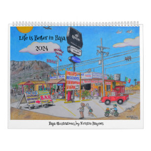 Calendario La vida es mejor en Baja Calendar