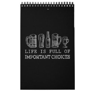 Calendario La Vida Está Llena De Cervezas Importantes