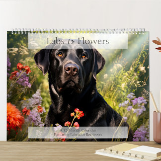 Calendario Labrador recupera la floral