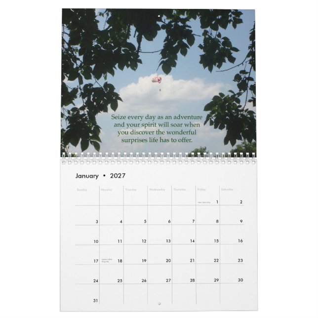 Calendario Lago del Ozarks 2012 (Jan 2027)