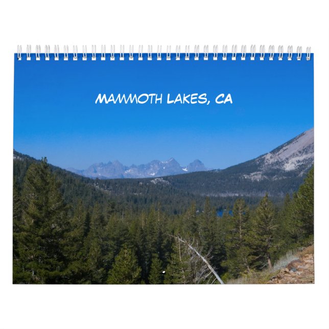 Calendario Lagos de Mammoth de 2014 (Tapa)