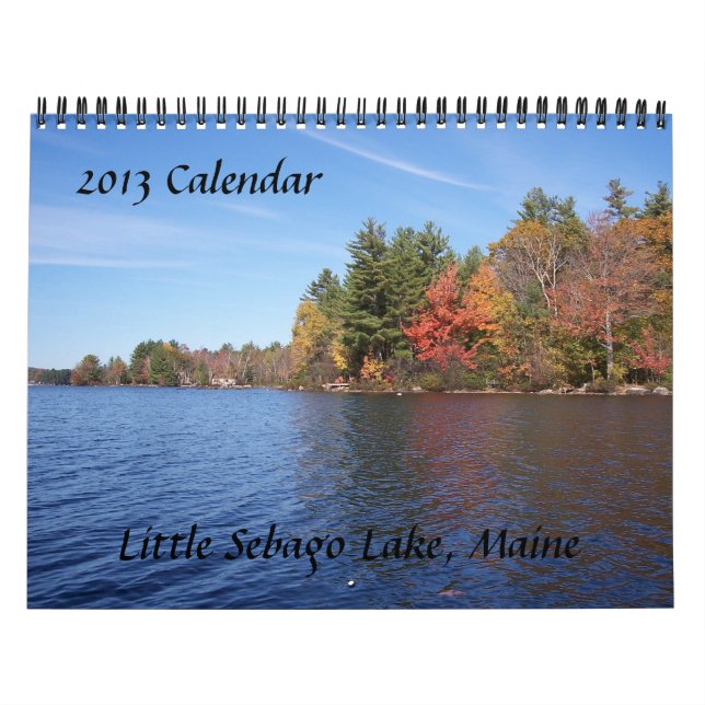 Calendario Lakeviews de Maine (Tapa)