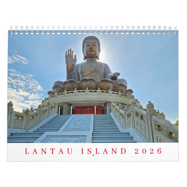 Calendario Lantau Island 2026 calendar (Tapa)