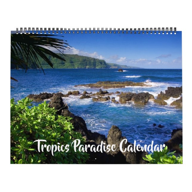 Calendario Large Size Tropics Paradise Calendar (Tapa)