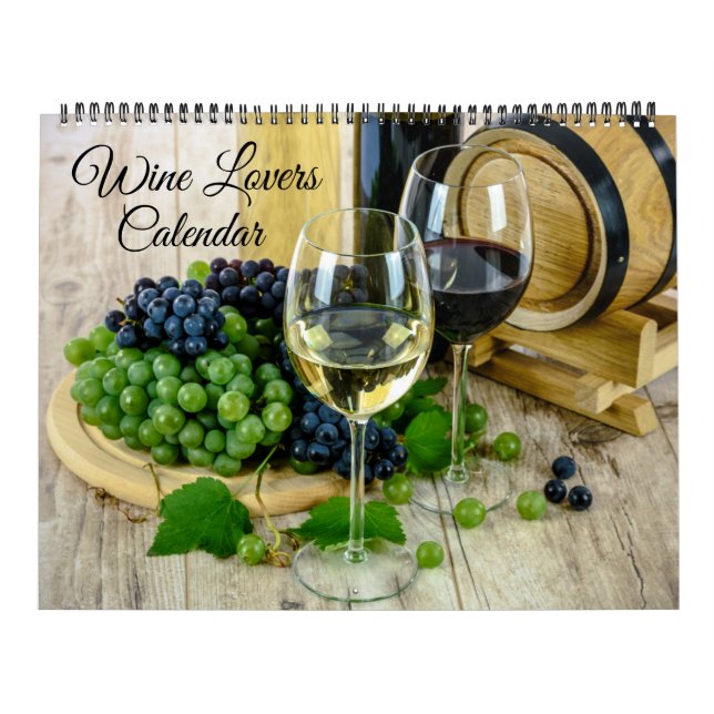 Calendario Large Size Wine Lovers Calendar (Tapa)