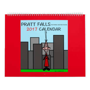 Calendario Las caídas de Pratt que ofrecen Chester Pester