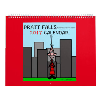 Calendario Las caídas de Pratt que ofrecen Chester Pester