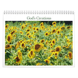 Calendario Las creaciones de dios