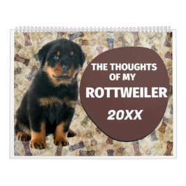 Calendario Las divertidas reflexiones de mi rottweiler