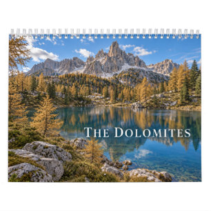 Calendario Las Dolomitas a través de las estaciones