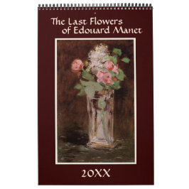 Calendario Las flores pasadas de Eduardo Manet