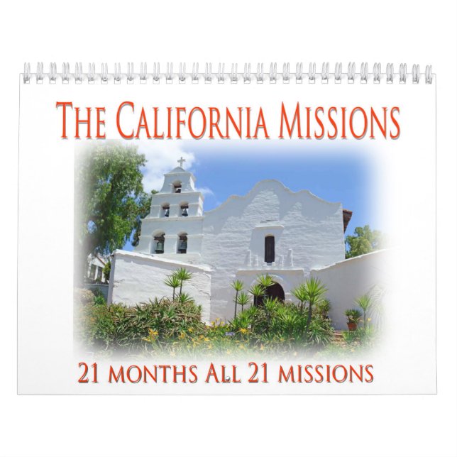 Calendario Las misiones de California (Tapa)