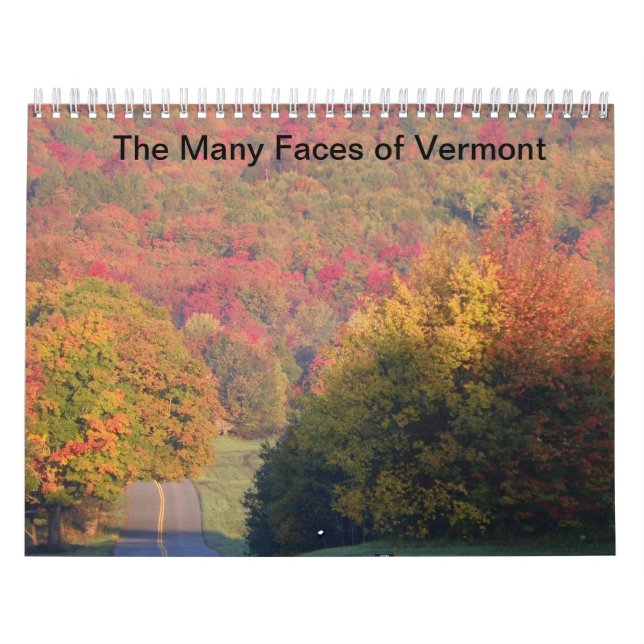 Calendario Las muchas caras de Vermont (Tapa)