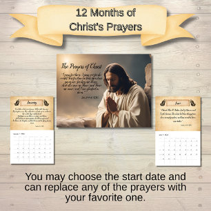 Calendario Las oraciones de Cristo Inspiradoras